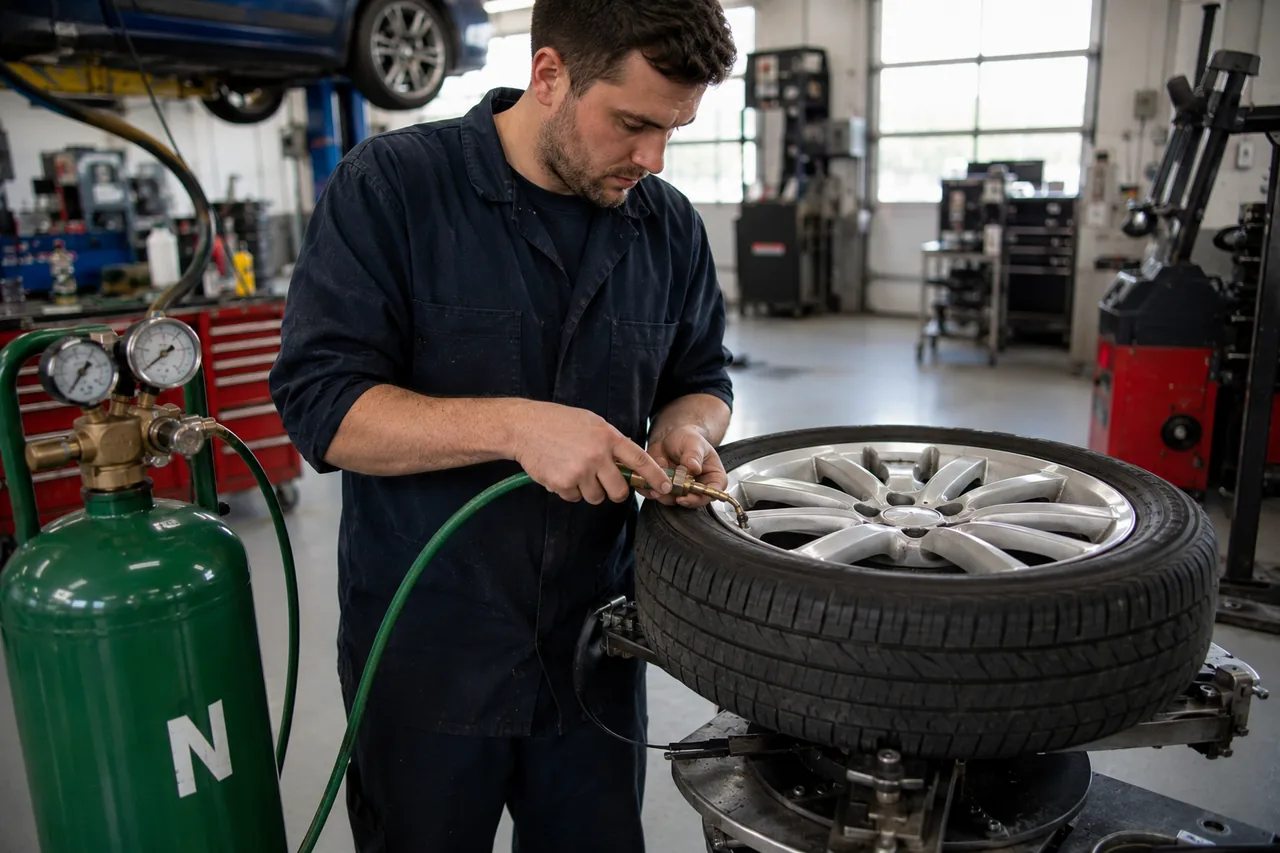 Nitrogen Tire Inflation at Big O Tires West Vancouver