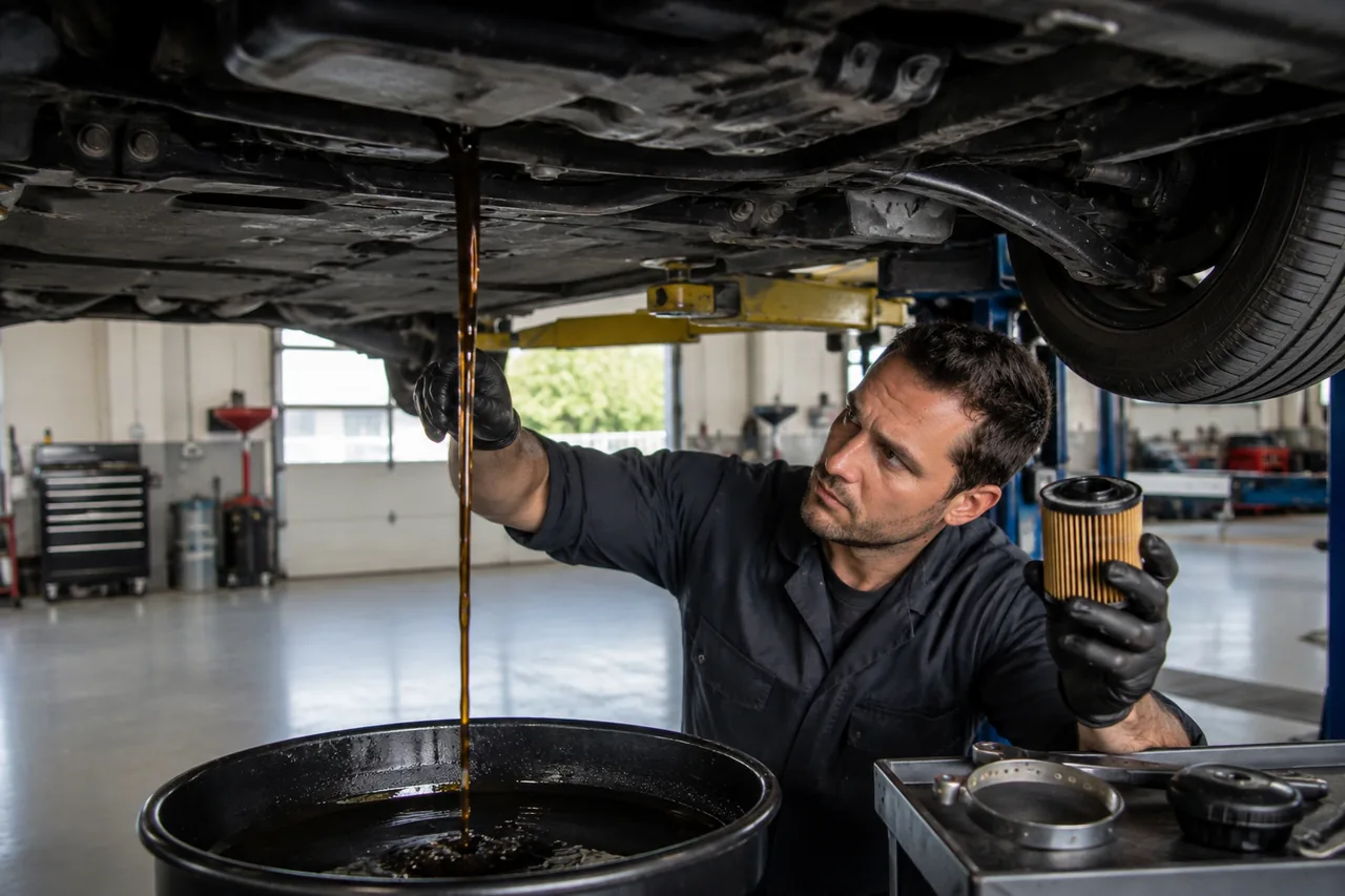 Lube, oil and filter service at Big O Tires West Vancouver